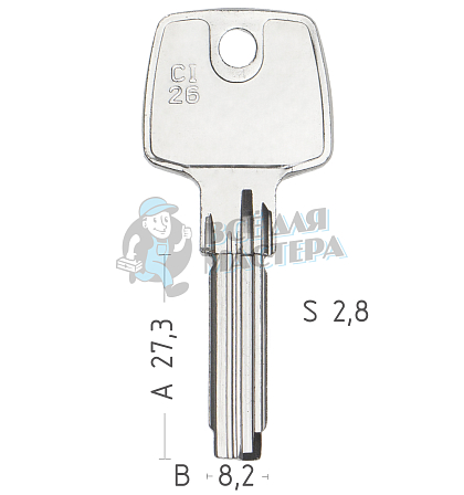 CI-26 AB74 AU57 КНР - Чертеж