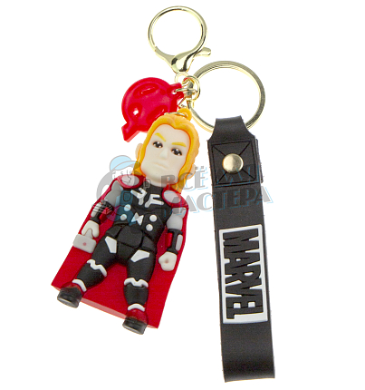 Брелок для ключей "Супергерой Тор" + карабин