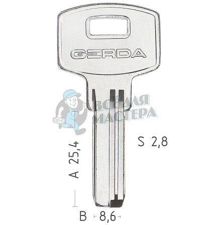GERDA WKM1 б/п - Чертеж