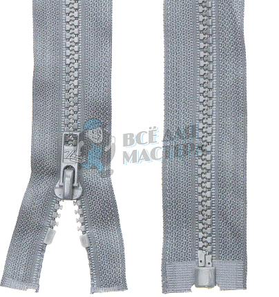 Молния Трактор "BLITZ" "MBT" 80 см Тип 5 разъёмная №309 т.серый (графит)