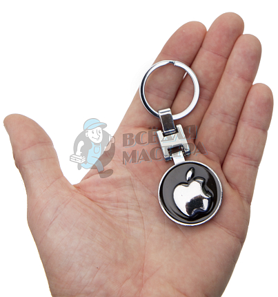 Брелок для ключей "Эпл в круге"