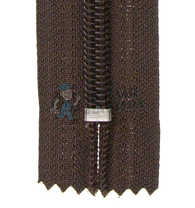 Молния №7 35см Коричневая