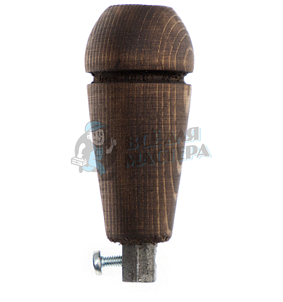 Ручка цанговая деревянная, 7см