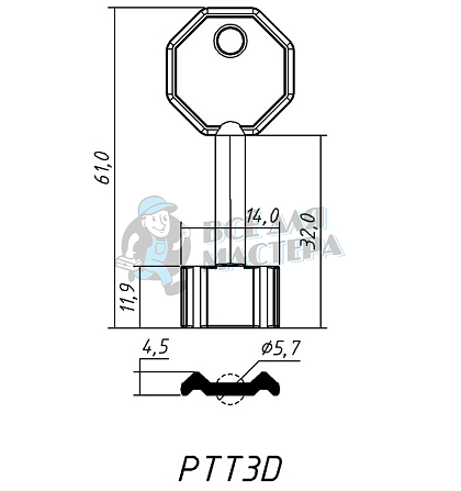 PTT3D - Чертеж