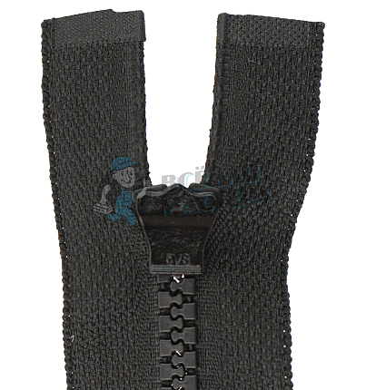 Молния Трактор "JUDSON", 80см, Тип-5, разъёмная двухзамковая, цв.черный