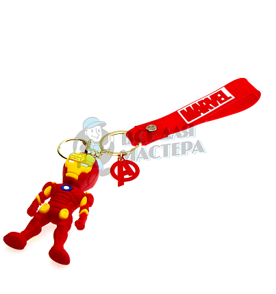 Брелок для ключей "Железный человек" + карабин
