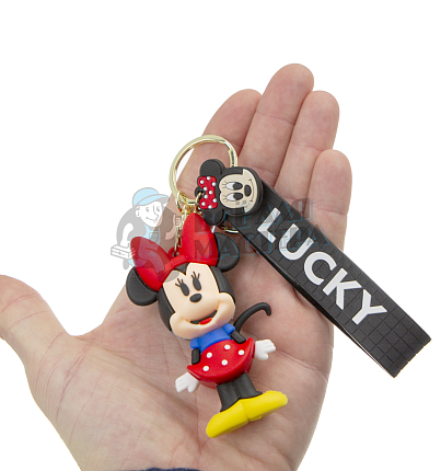 Брелок для ключей "Минни Маус LUCKY" + карабин