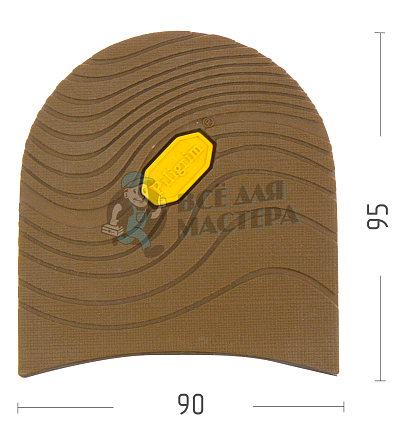 Набойка PILIGRIM Н0026, цв.хаки