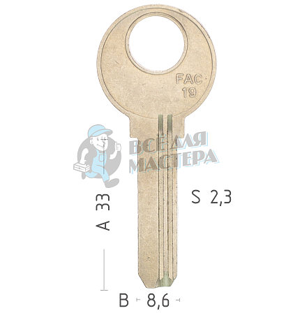 FAC-19 FAC15 FAC19 - Чертеж