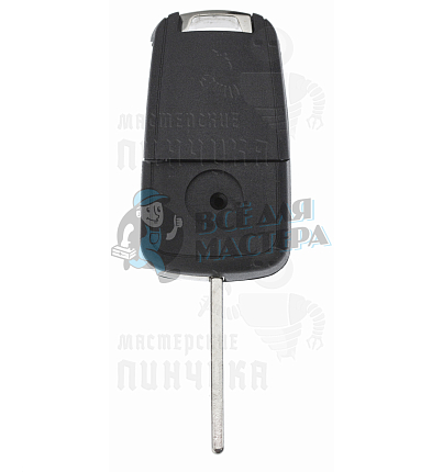 Корпус выкидного ключа OP-11P HU100 HF66P 3 кнопки + паника КНР  CHEVROLET