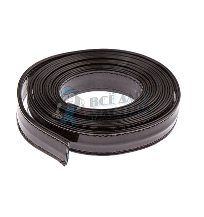 Ручка сумочная плоская 2см*2м Китай Темно-Коричневый лак (971-2)