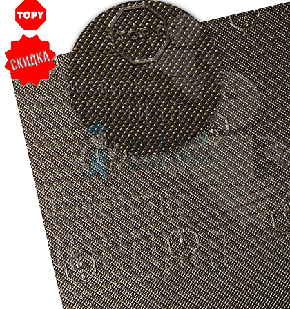 Проф.лист. Topy Elysee 960х600х1мм Коричневый (10) - Чертеж