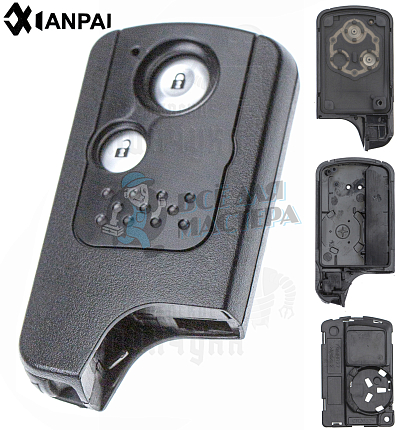 Корпус ключа HOND-31 HON66 HD58 2 кнопки //КНР  HONDA