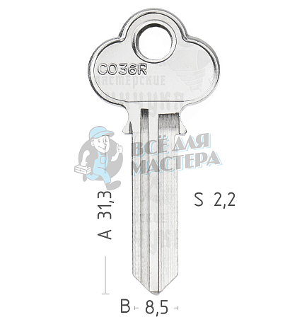 CO36R COR-25 CB29R 1001EG - Чертеж